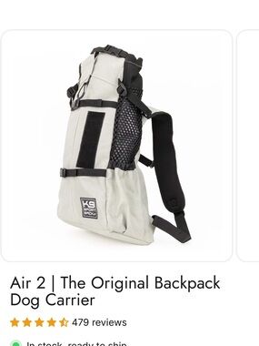 Air2 K9 Sport Sack dog carrier size medium